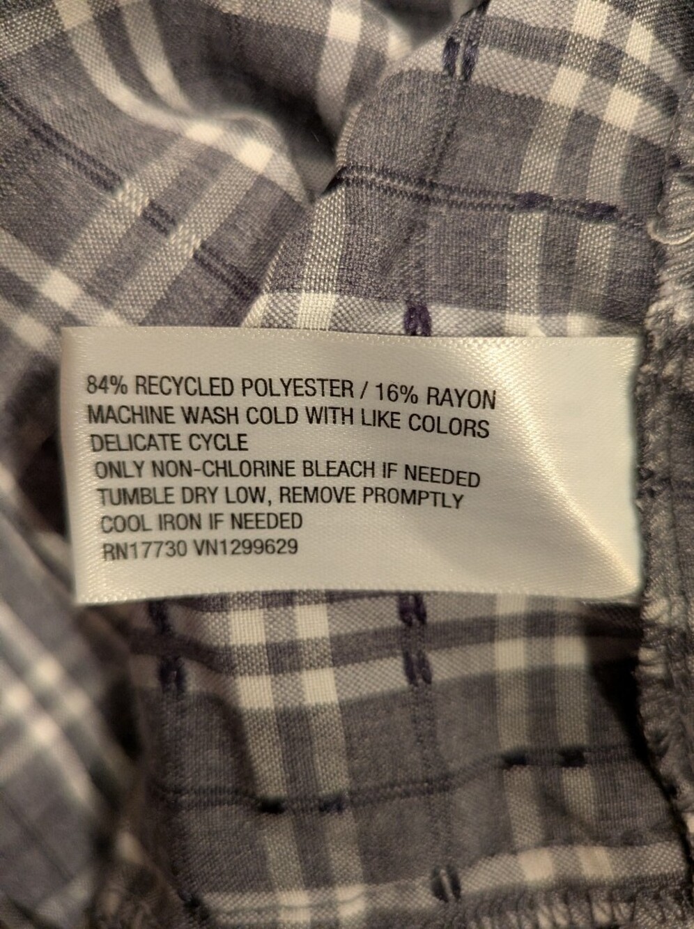 wild fable Gray Plaid Tiered Maxi Skirt - XL - Picture 3 of 7